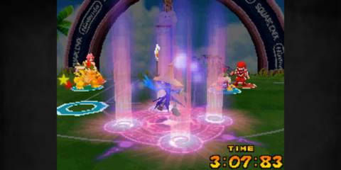 Mario Hoops 3-on-3 Black Mage meteor shot