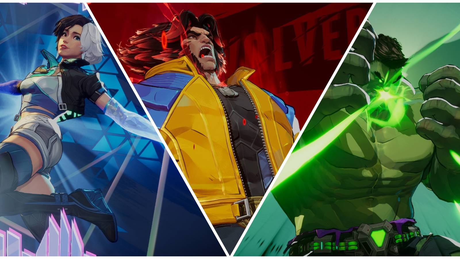 Marvel Rivals Luna Snow Wolverine Hulk Split Image