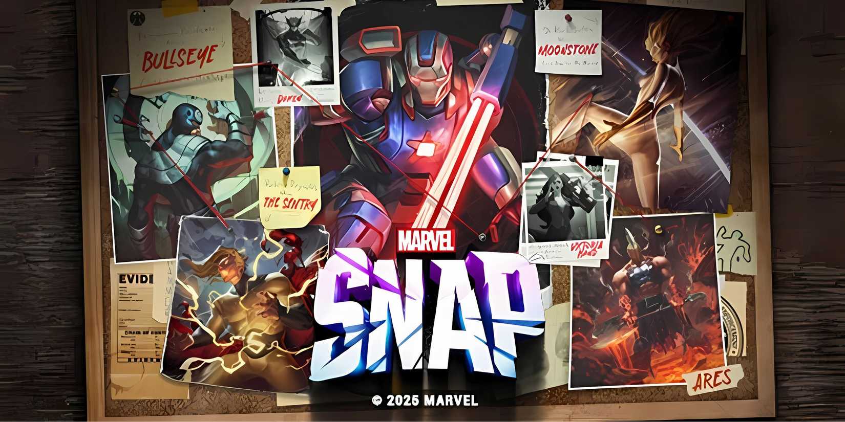 the art for marvel snap's dark avengers season.