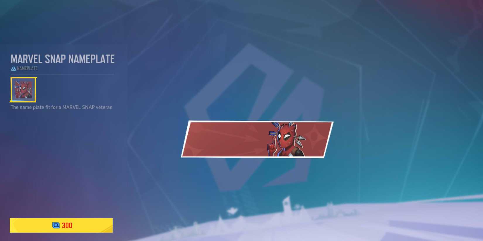 marvel snap nameplate