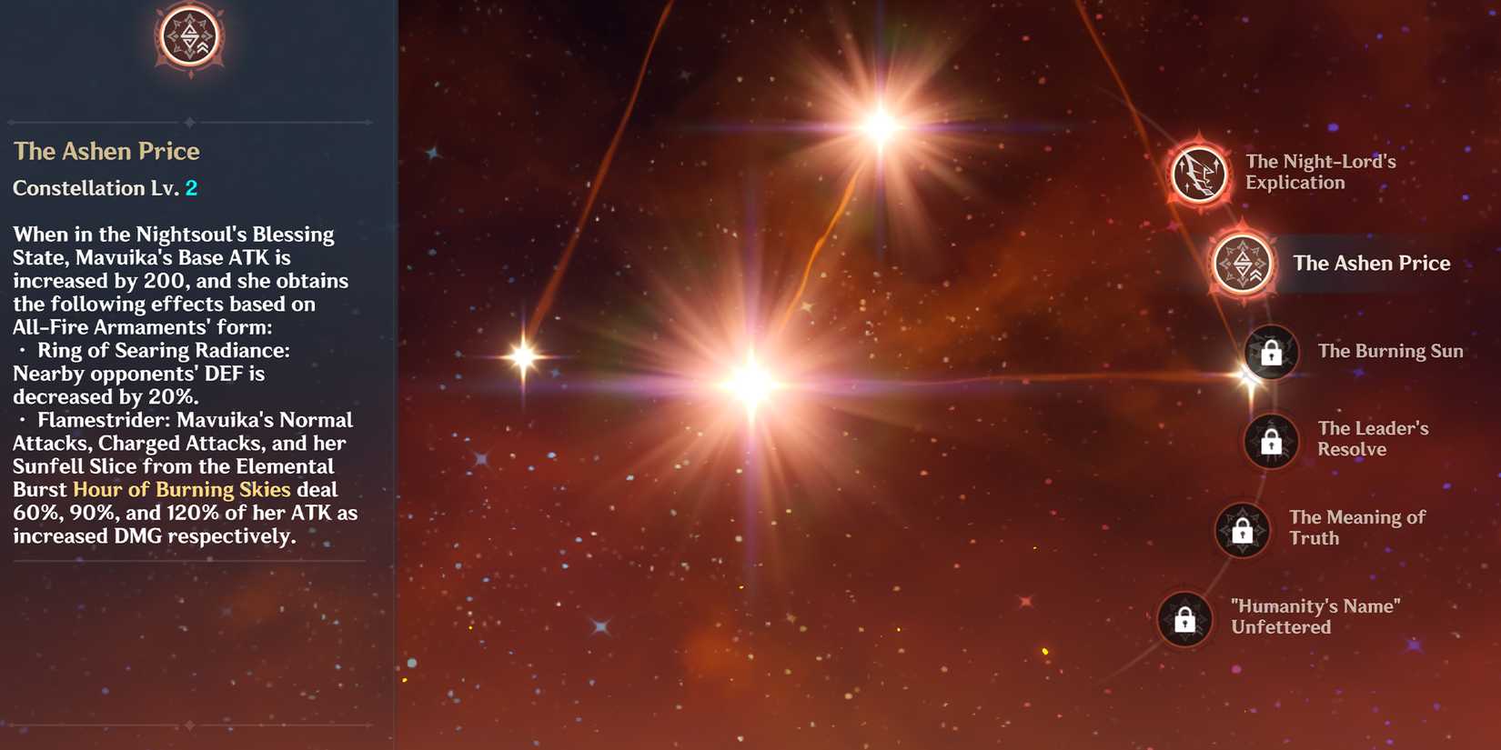 mavuika constellation c2 in genshin impact