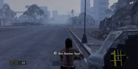 Mercenaries 2 World in Flames on foot in the ruins of Caracas