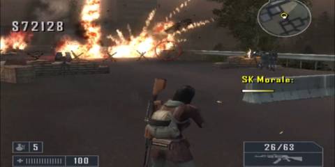 Mercenaries Playground of Destruction combat at the DMZ