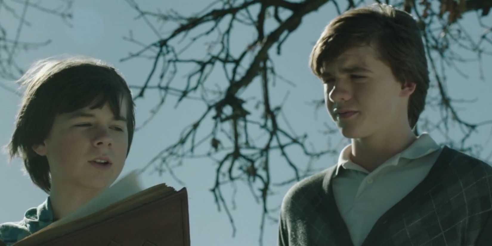 Joel Courtney and Chandler Riggs in Mercy