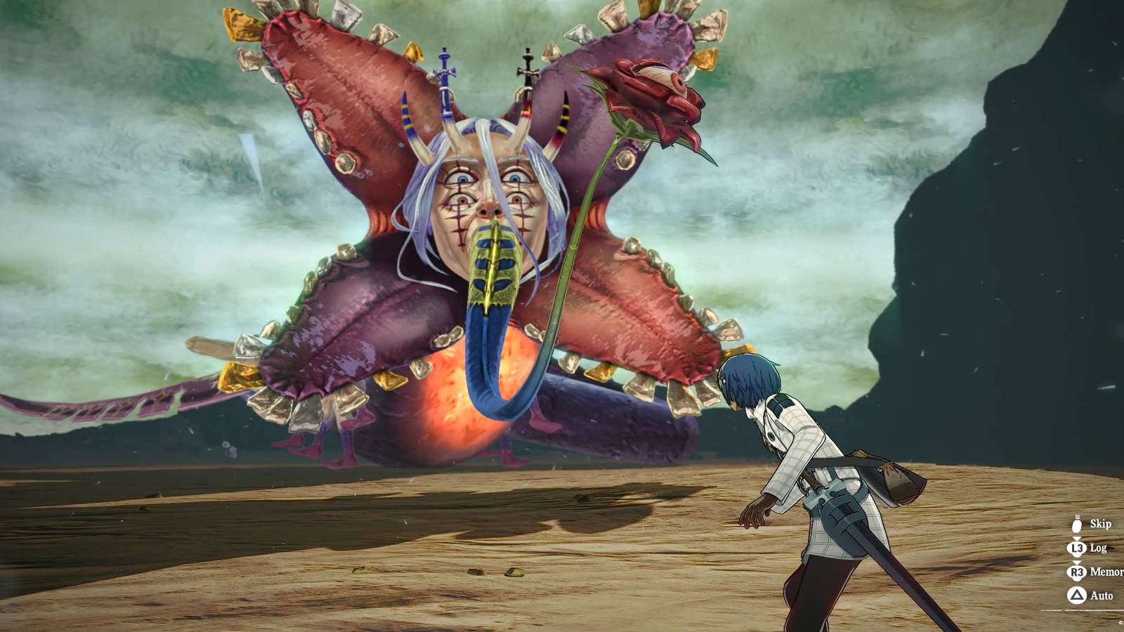 The Player Facing The Greatworm Homo Butera