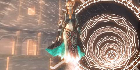 Midna goes back to the Twilight Realm.