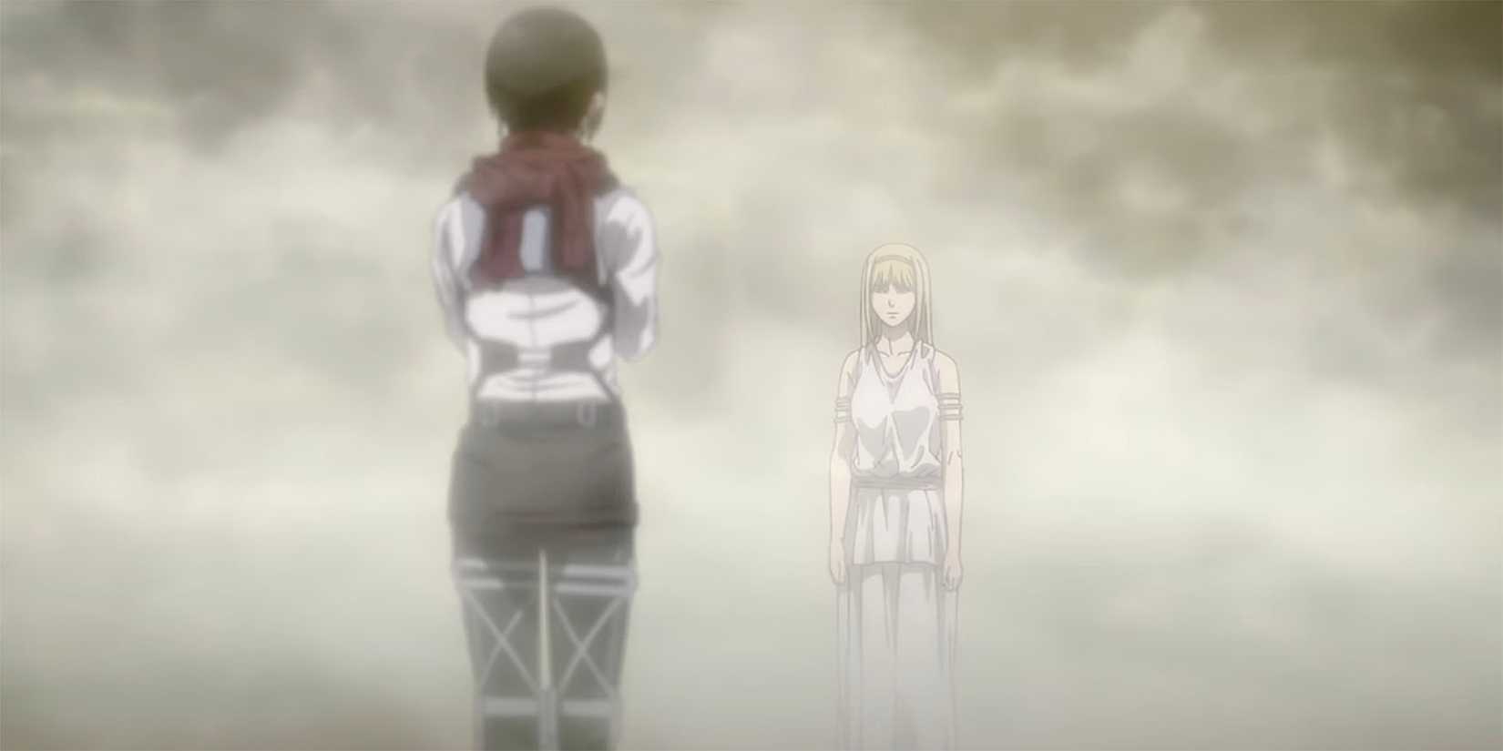 mikasa talking to ymir