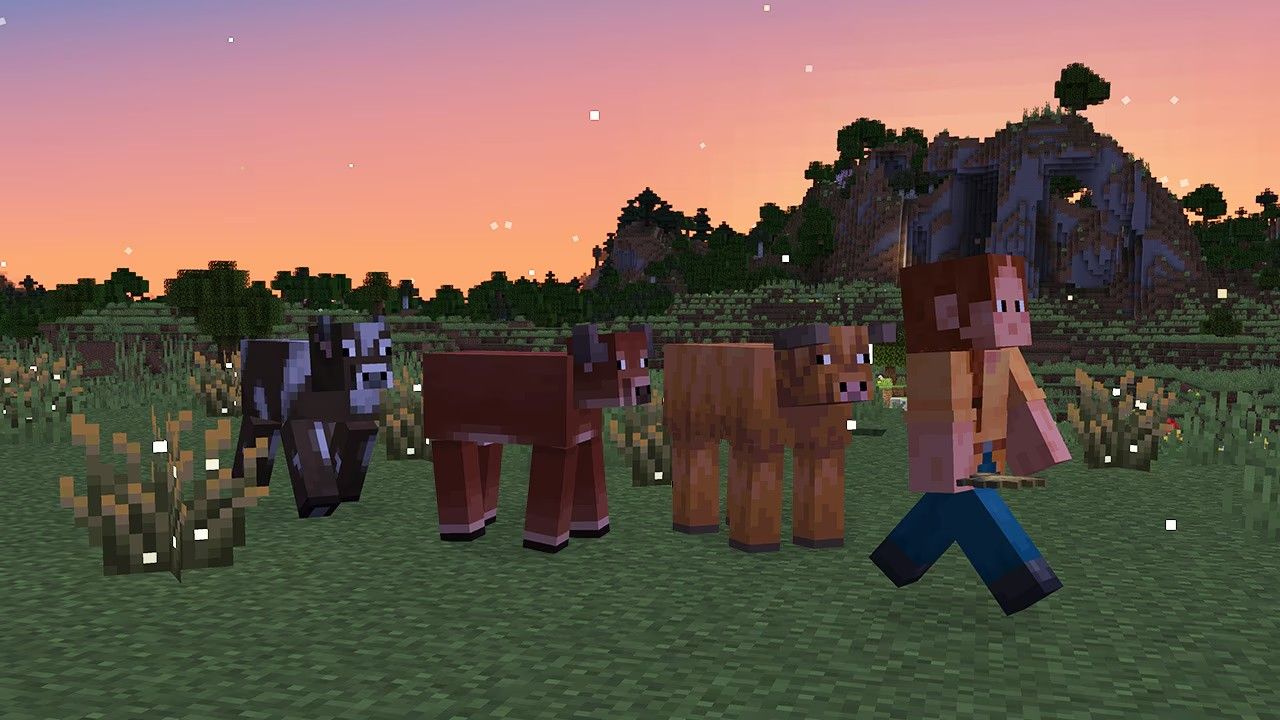 Minecraft Cow variants parade body image