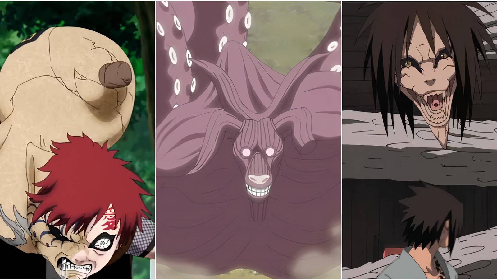 Gaara, Eight Tails, Orochimaru