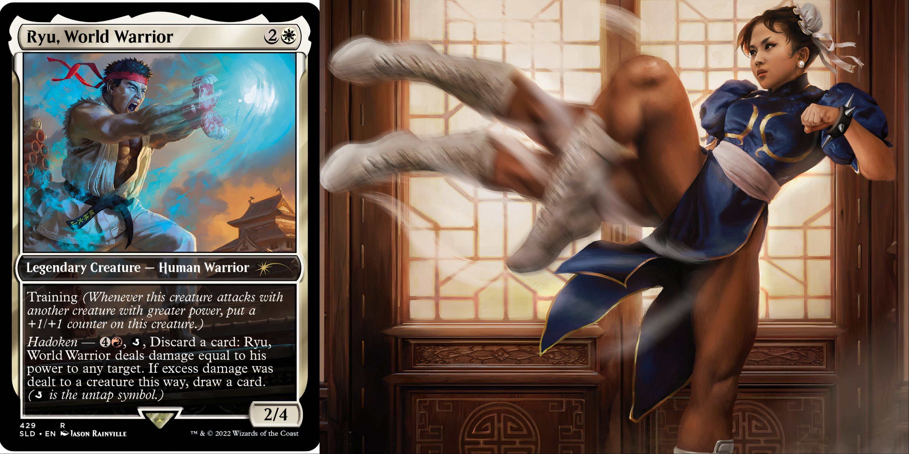 Street Fighter Magic The Gathering Ryu Card