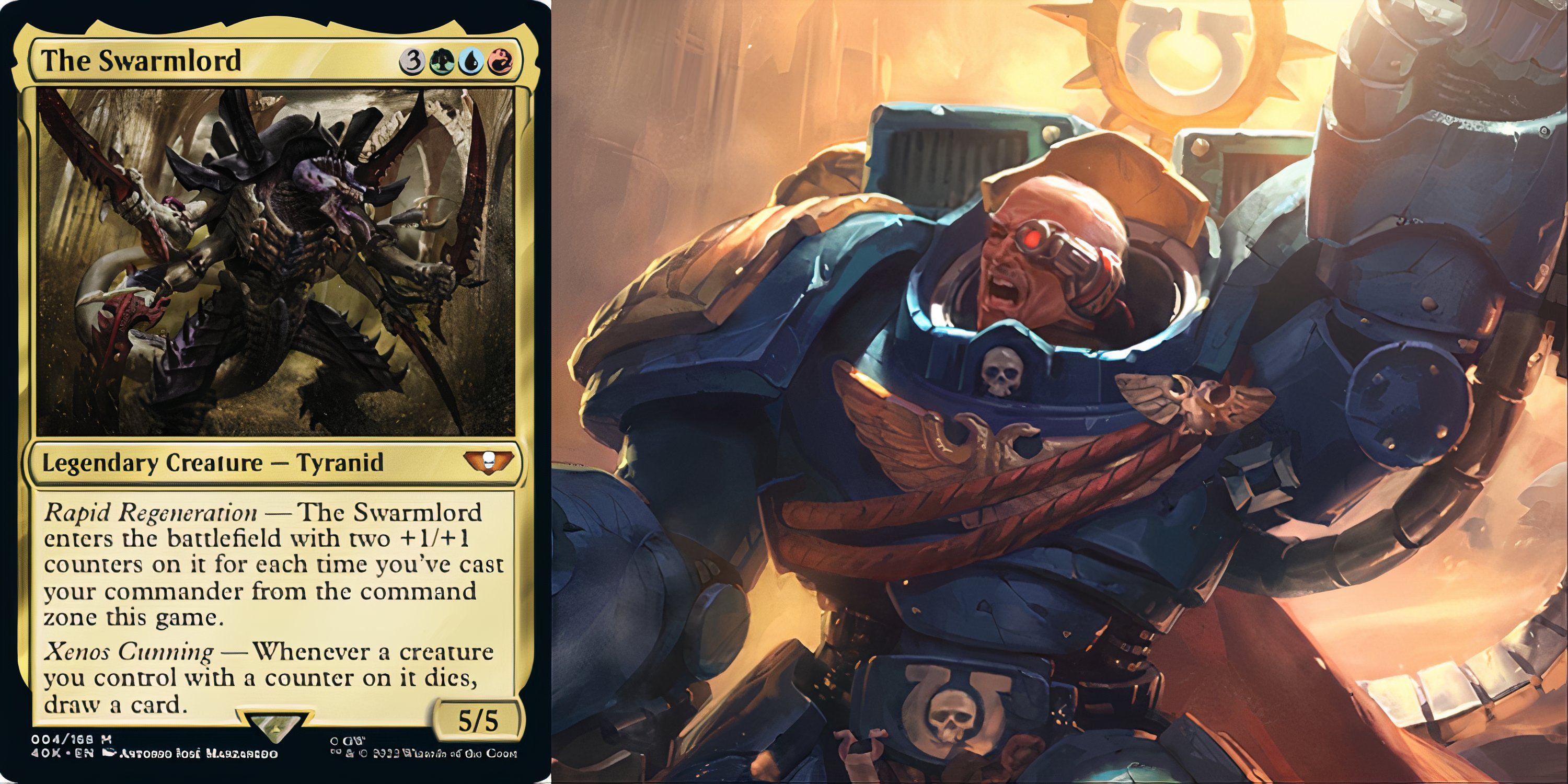 MAgic The Gathering Warhammer 40k space marine