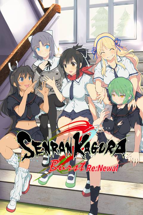 Senran Kagura Burst Tag Page Cover Art