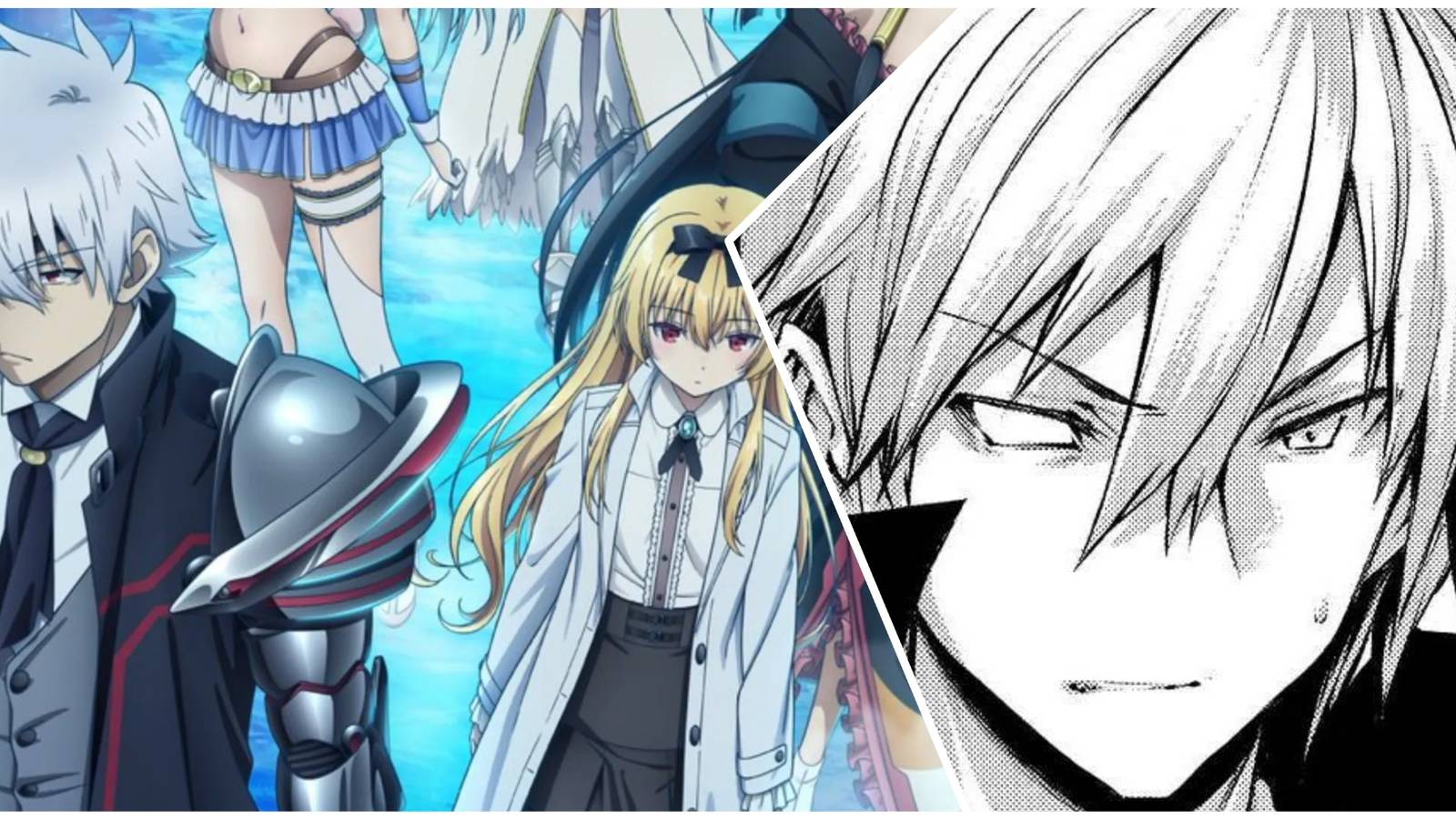 Arifureta: From Commonplace to World's Strongest anime plus manga collage