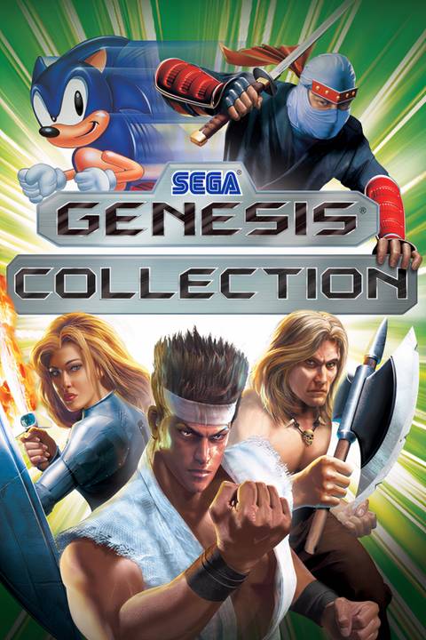 Sega Genesis Collection Tag Page Cover Art