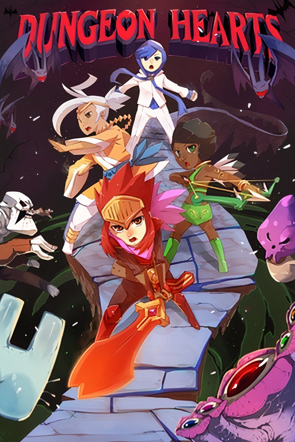 Dungeon Hearts Tag Page Cover Art