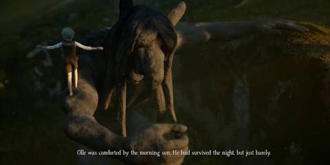 Bramble: The Mountain King - troll turning to stone