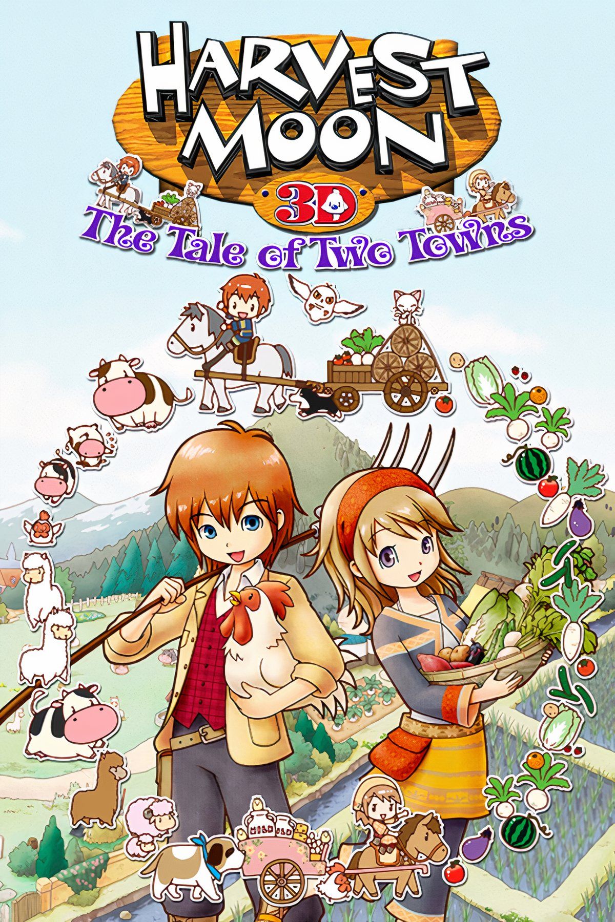 Harvest Moon: The Tale of Two Towns Tag Page Cover Art