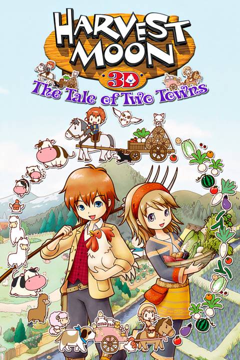 Harvest Moon: The Tale of Two Towns Tag Page Cover Art