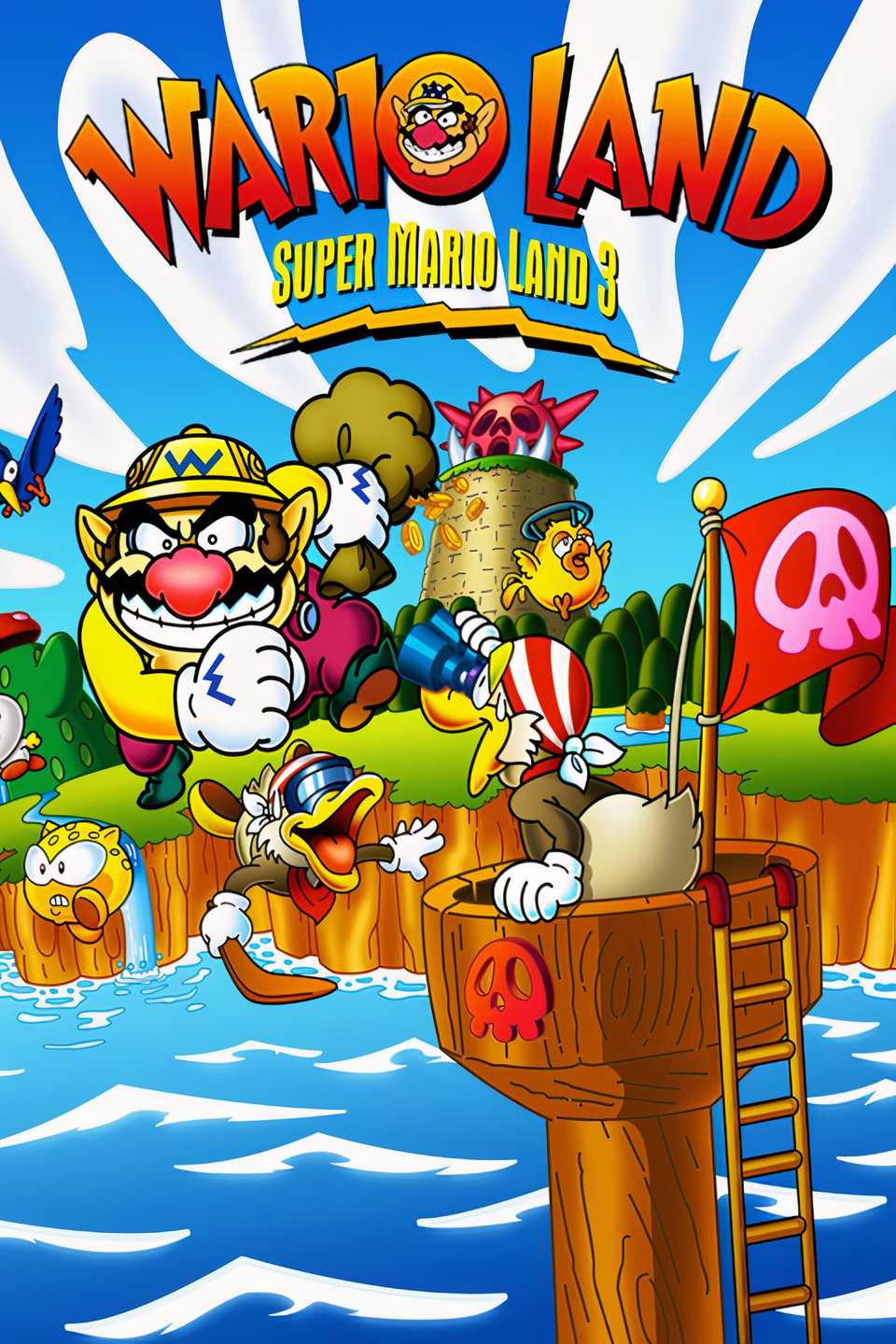 Wario Land: Super Mario Land 3 Tag Page Cover Art