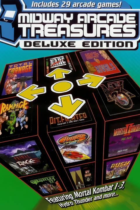 Midway Arcade Treasures Deluxe Edition Tag Page Cover Art