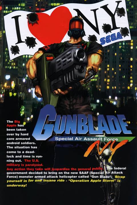 Gunblade NY Tag Page Cover Art