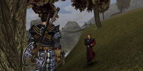 NPC running towards player