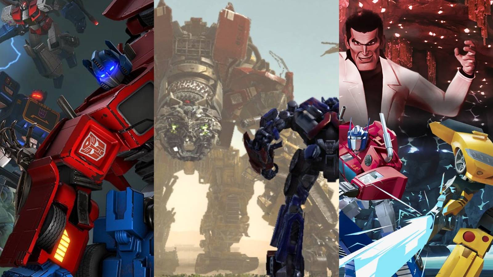 Transformers: Forged to Fight, Transformers: Revenge of the Fallen and Transformers: EarthSpark Expedition