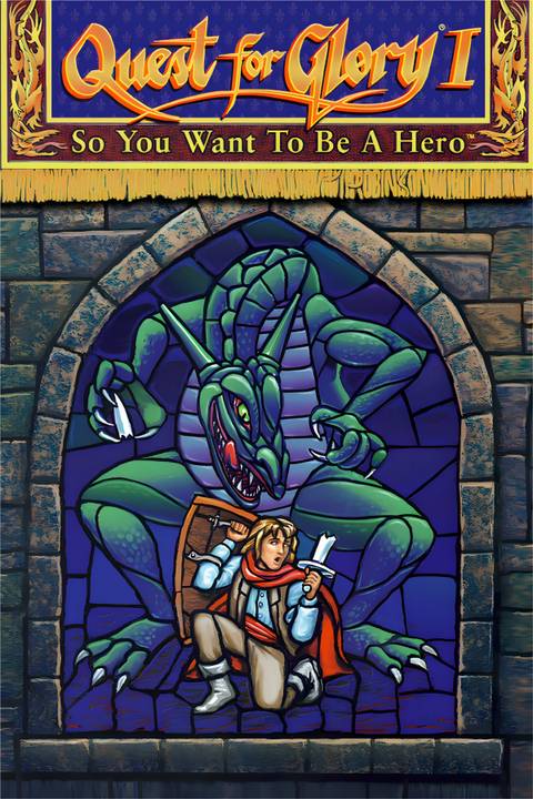 Quest for Glory: So You Want to Be a Hero Tag Page Cover Art