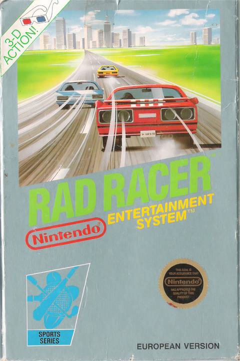 Rad Racer Tag Page Cover Art