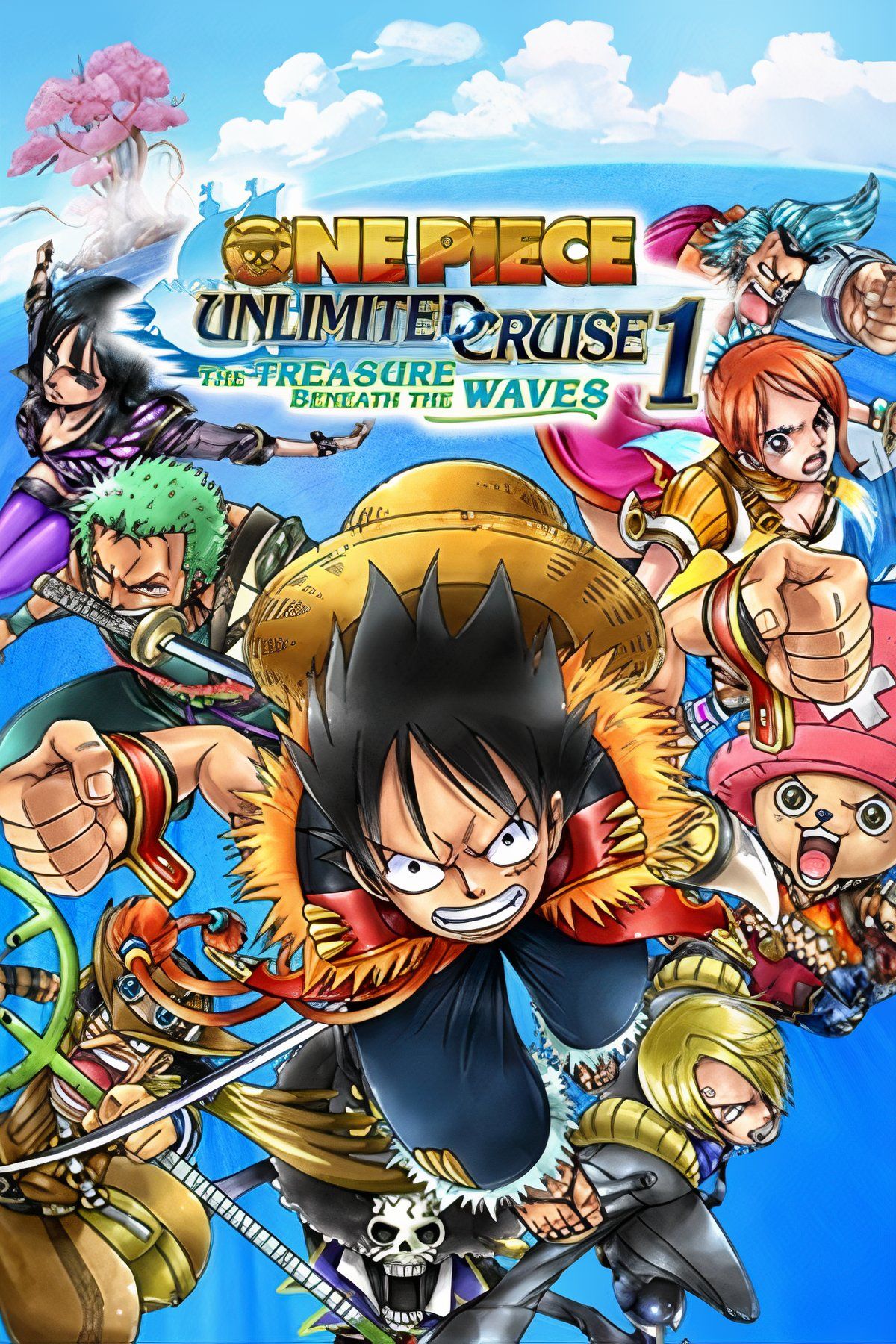 One Piece: Unlimited Cruise 1 - The Treasure Beneath the Waves Tag Page Cover Art