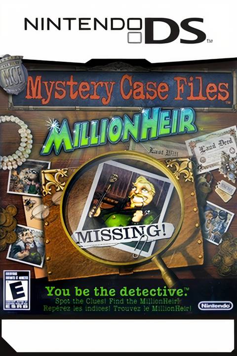 Mystery Case Files: MillionHeir Tag Page Cover Art