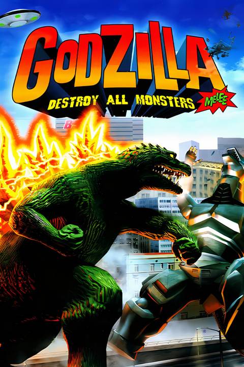 Godzilla: Destroy All Monsters Melee Tag Page Cover Art