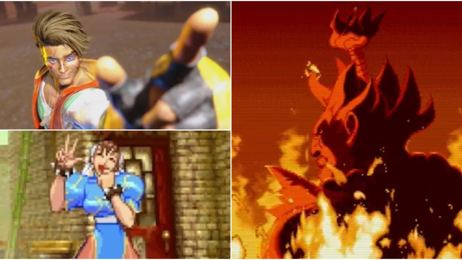 Luke, Chun Li, Akuma