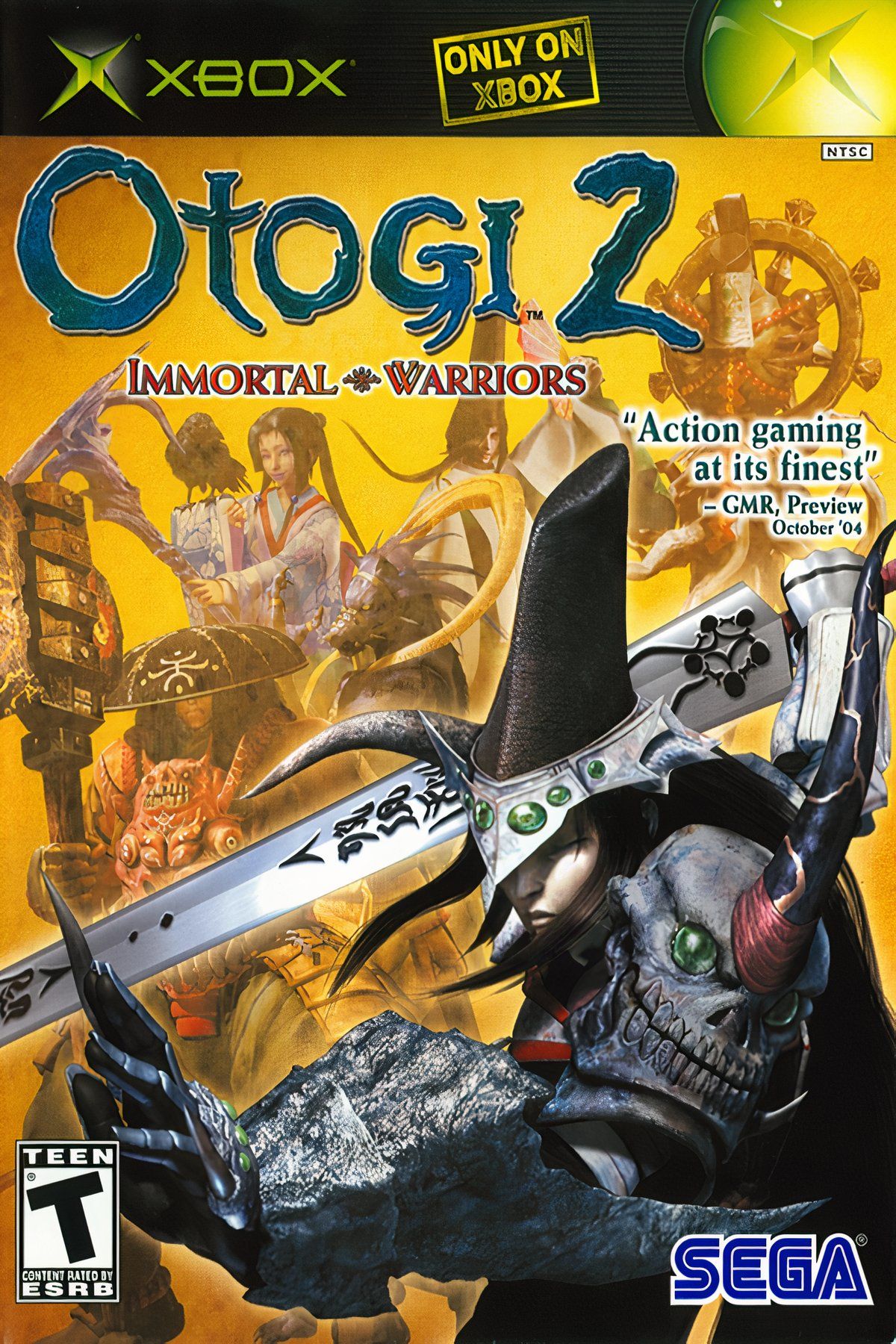 Otogi 2: Immortal Warriors Tag Side Cover Art