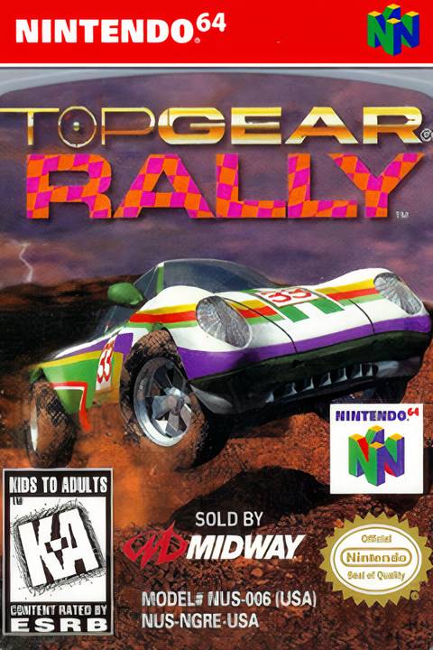 Top Gear: Rally Tag Page Cover Art Tag Page Cover Art