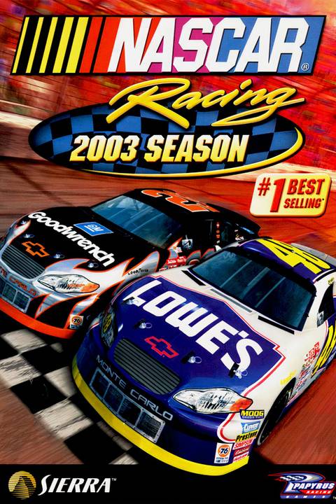 NASCAR Racing 2003 Season Tag Page Cover Art