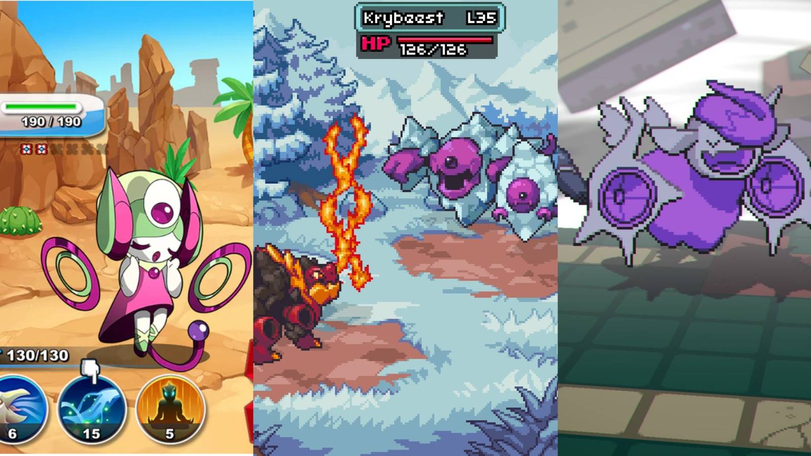 Nexomon Extinction, Coromon, Cassette Beasts