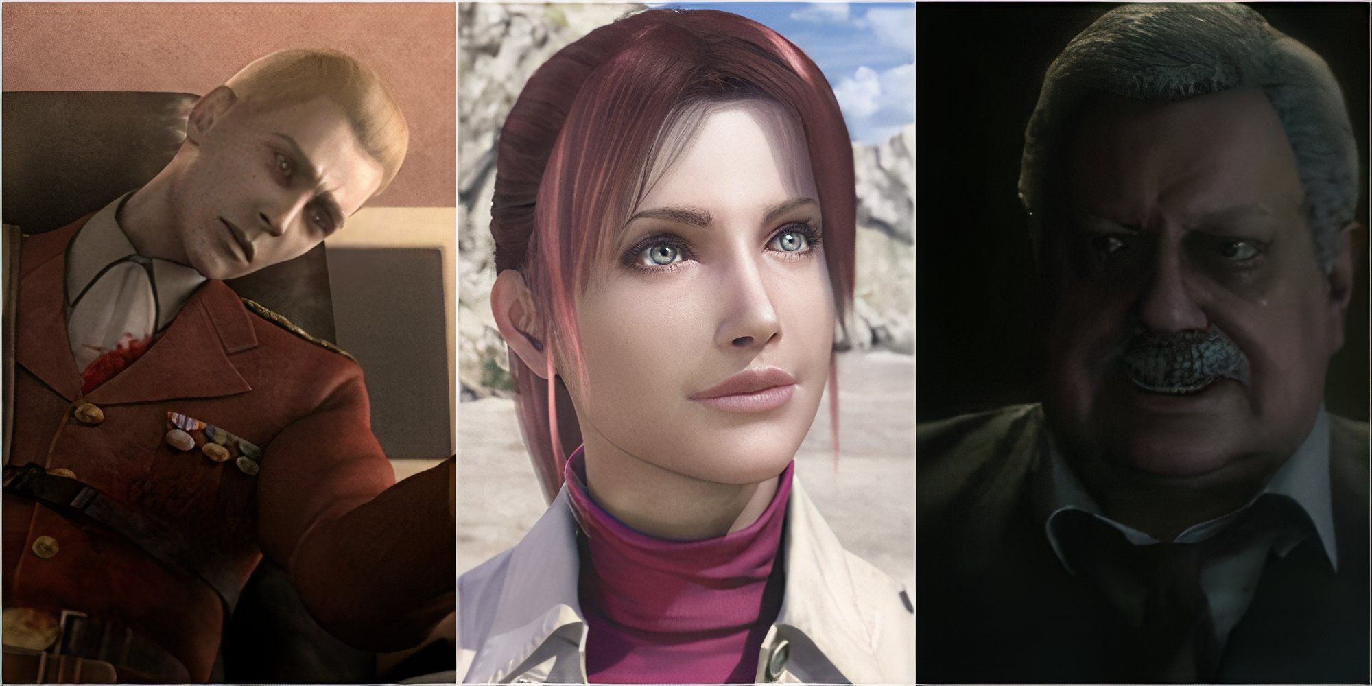 Alfred Ashford, Claire Redfield, Chief Irons