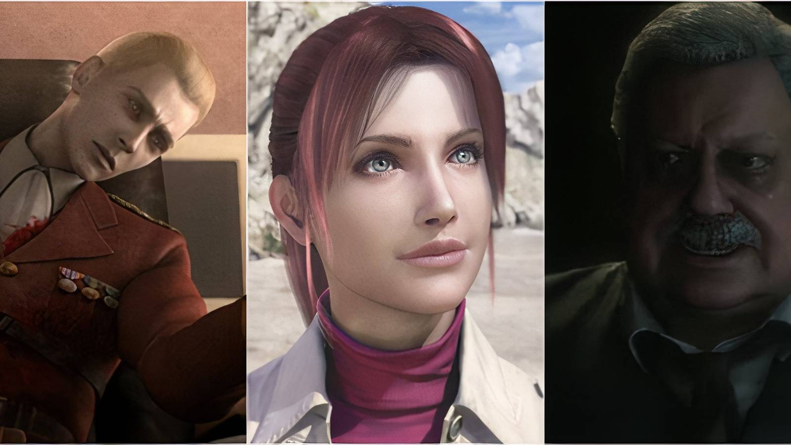 Alfred Ashford, Claire Redfield, Chief Irons