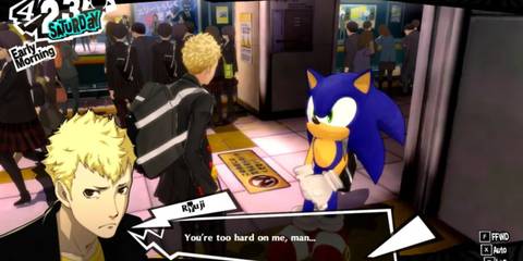 The Sonic mod for Persona 5 Royal