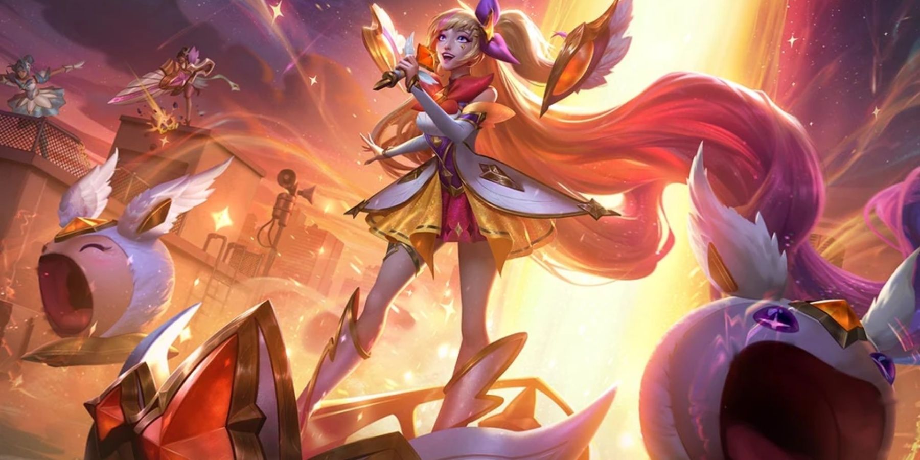 League of Legends Star Guardian Seraphine splash art.