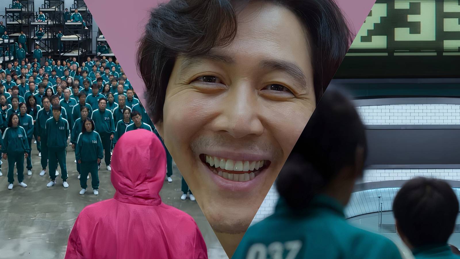 collage of squid game