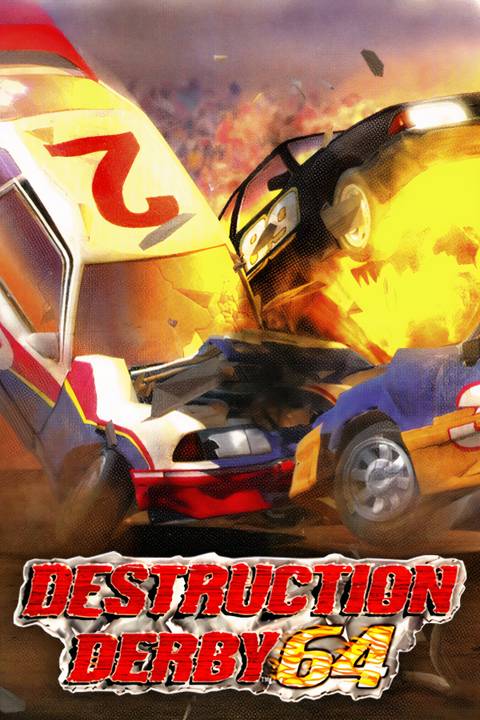 Destruction Derby 64 Tag Page Cover Art