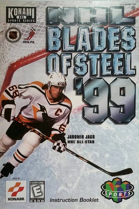 NHL Blades of Steel '99 Tag Page Cover Art