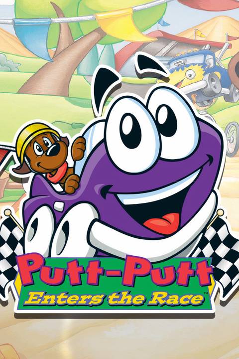Putt-Putt Enters the Race Tag Page Cover Art