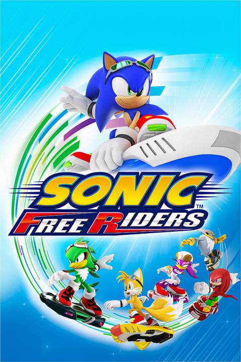 Sonic Free Riders Tag Page Cover Art
