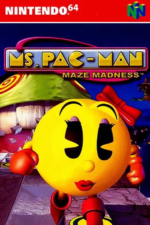 Ms. Pac-Man Maze Madness Tag Page Cover Art