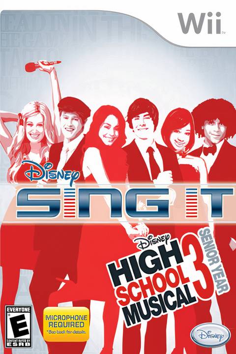 Disney Sing It! - High School Musical 3: Senior Year Tag Page Cover Art