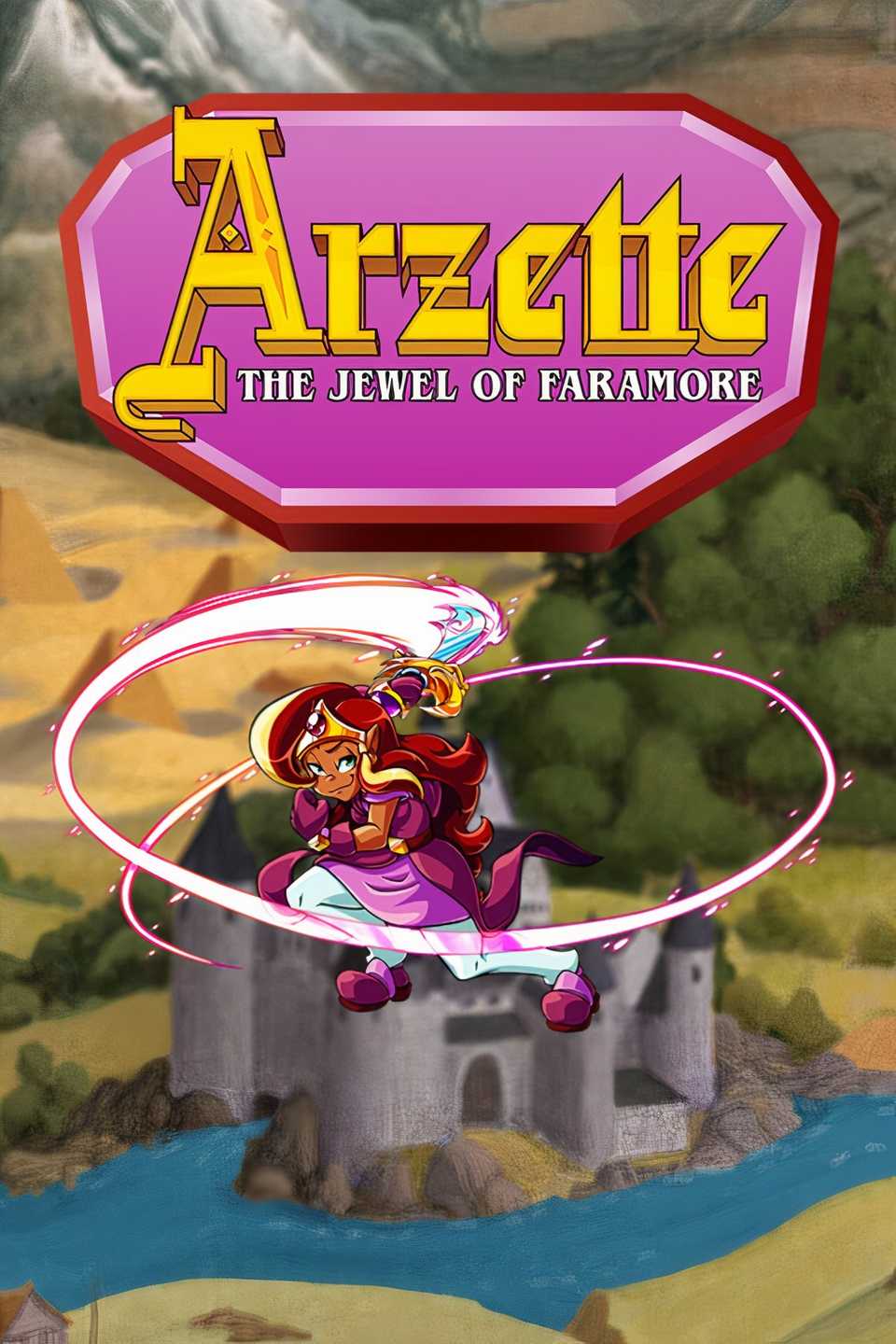 Arzette: The Jewel of Faramore Tag Page Cover Art