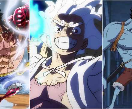 Luffy in multiple forms